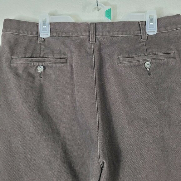 St. John's Bay Men's Colored Jeans Brown 38x29 Mature Men Vintage Thick Cotton - Picture 5 of 8